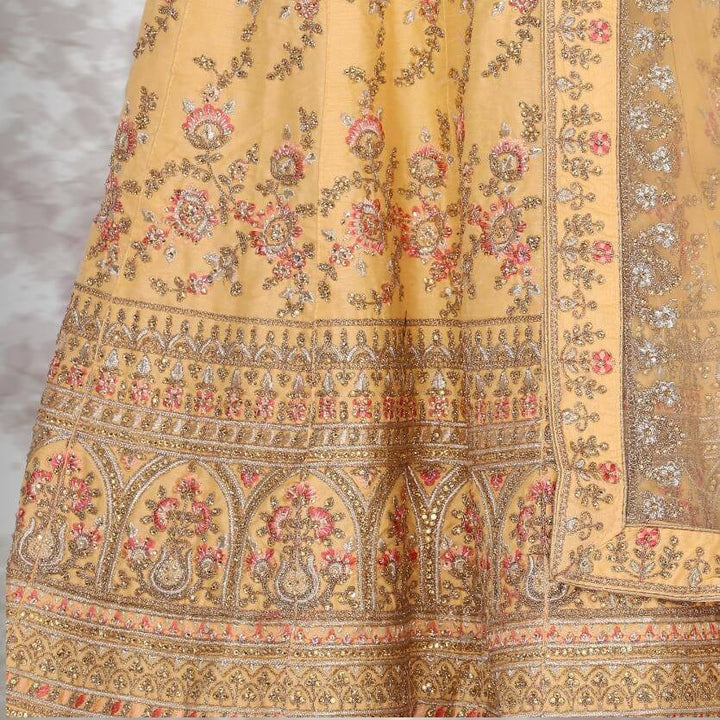 Bridal Lehenga choli in yellow