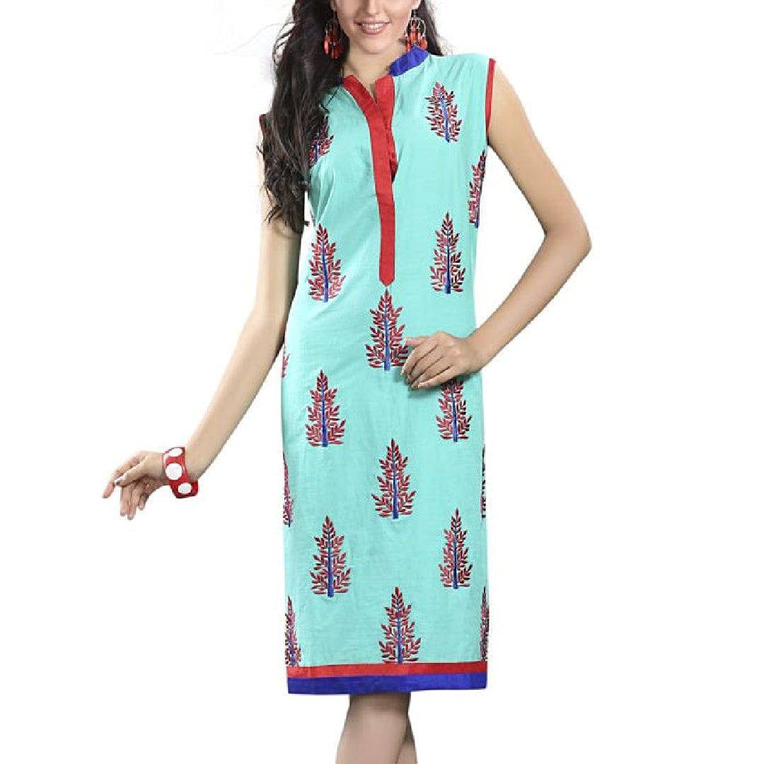 Cotton Embroidered Kurti